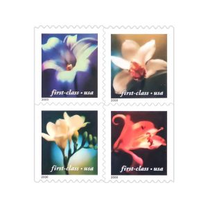Four Flowers Stamps 2000