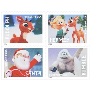 Rudolph the Red-Nosed Reindeer Forever Stamps
