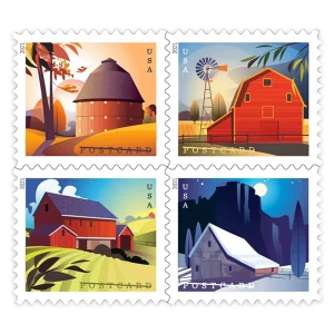 Barns Postcard Forever Stamps