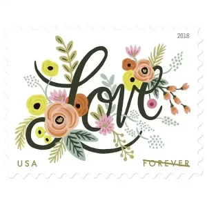 Love Flourishes Forever Stamps